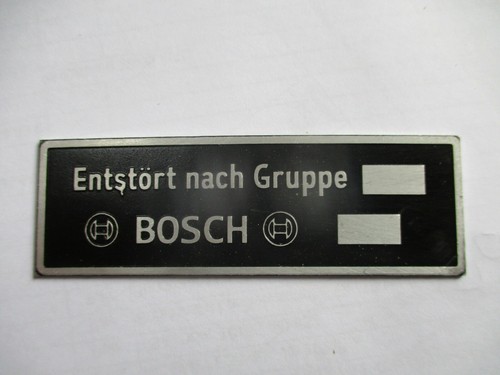 Typenschild schild bosch - typenschild,