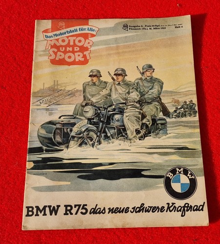 Alte orig zeitung motor - alte, orig.