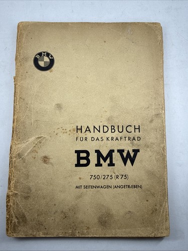 Original bmw handbuch r75 - original,