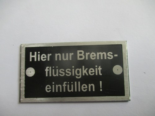 Typenschild schild bmw - typenschild,
