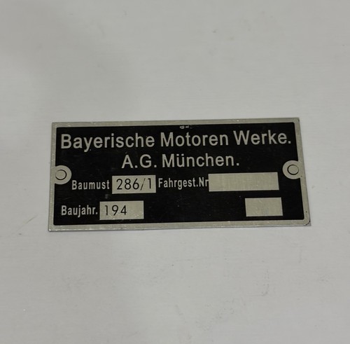 Typenschild schild bmw r75 - typenschild,